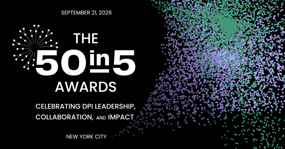Celebrating Global DPI Milestones: Highlights from the 50-in-5 Awards
